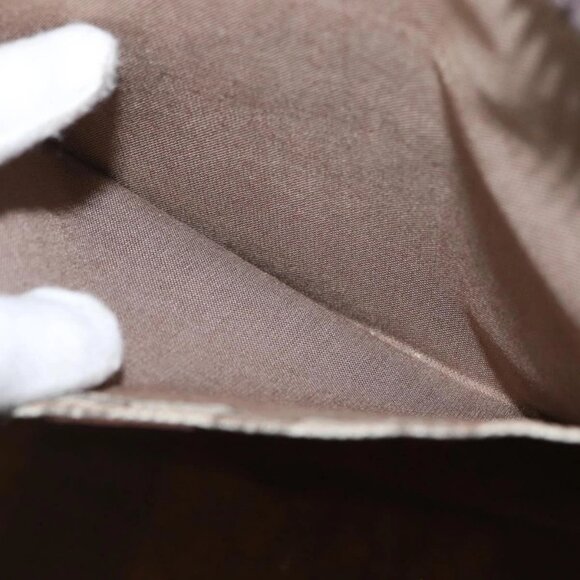 GUCCI GUCCI Plus Supreme Web Sherry Line Tote Bag PVC Beige Gold Auth ka624 - Picture 13 of 16